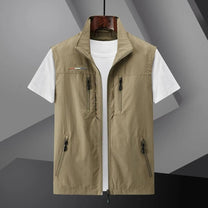 Men&#39;s Summer Utility Vest With Multiple Pockets