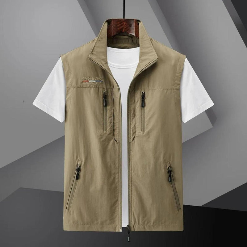 Men&#39;s Summer Utility Vest With Multiple Pockets