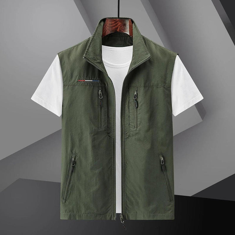 Men&#39;s Summer Utility Vest With Multiple Pockets