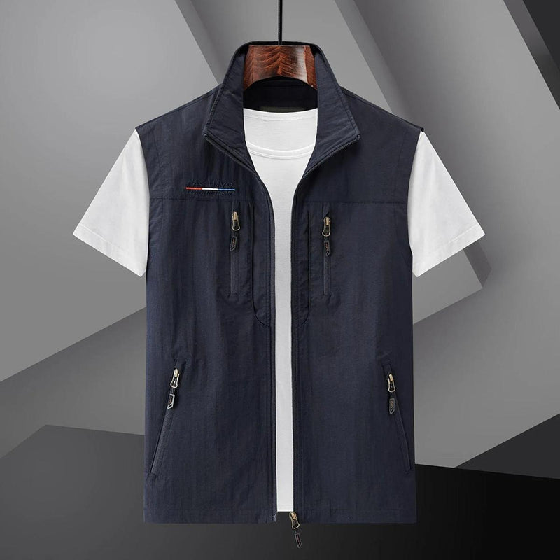 Men&#39;s Summer Utility Vest With Multiple Pockets