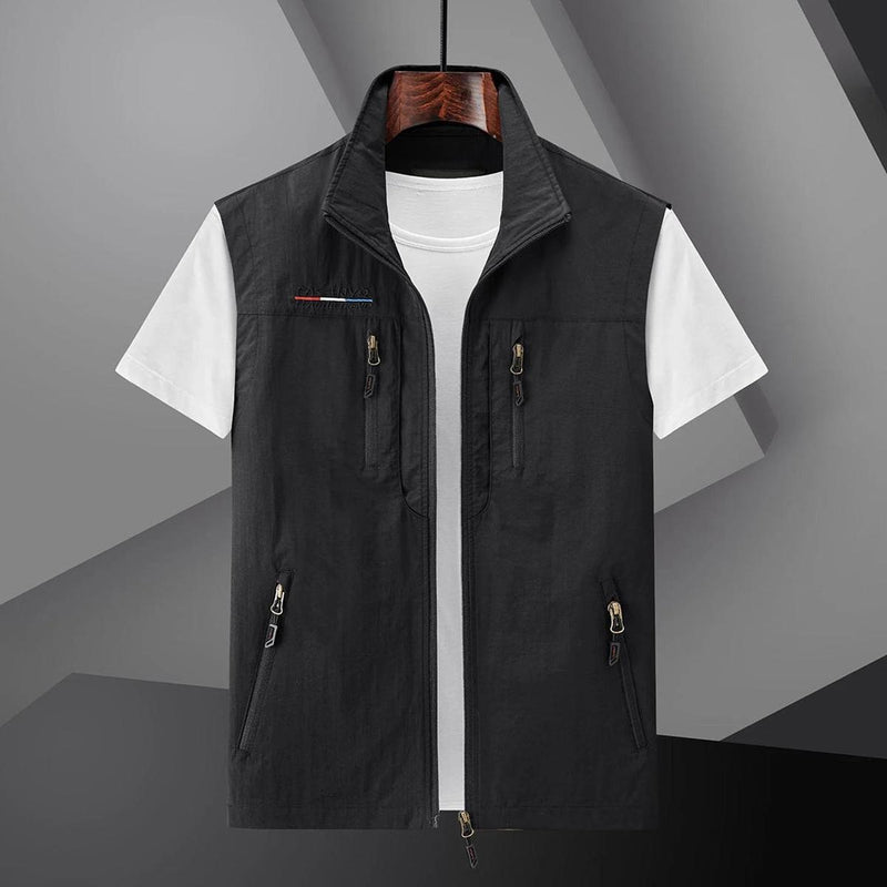 Men&#39;s Summer Utility Vest With Multiple Pockets