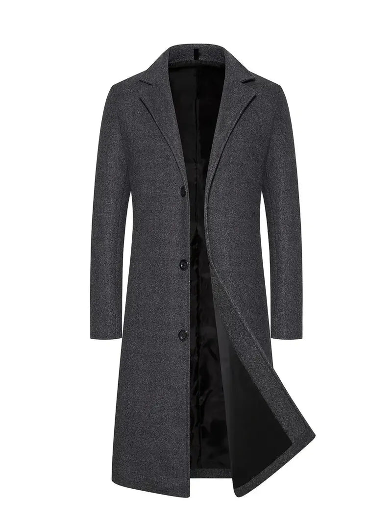 Men&#39;s Tailored Wool Overcoat