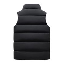 Men&#39;s Thermal Gilet With High Collar And Zip Pockets
