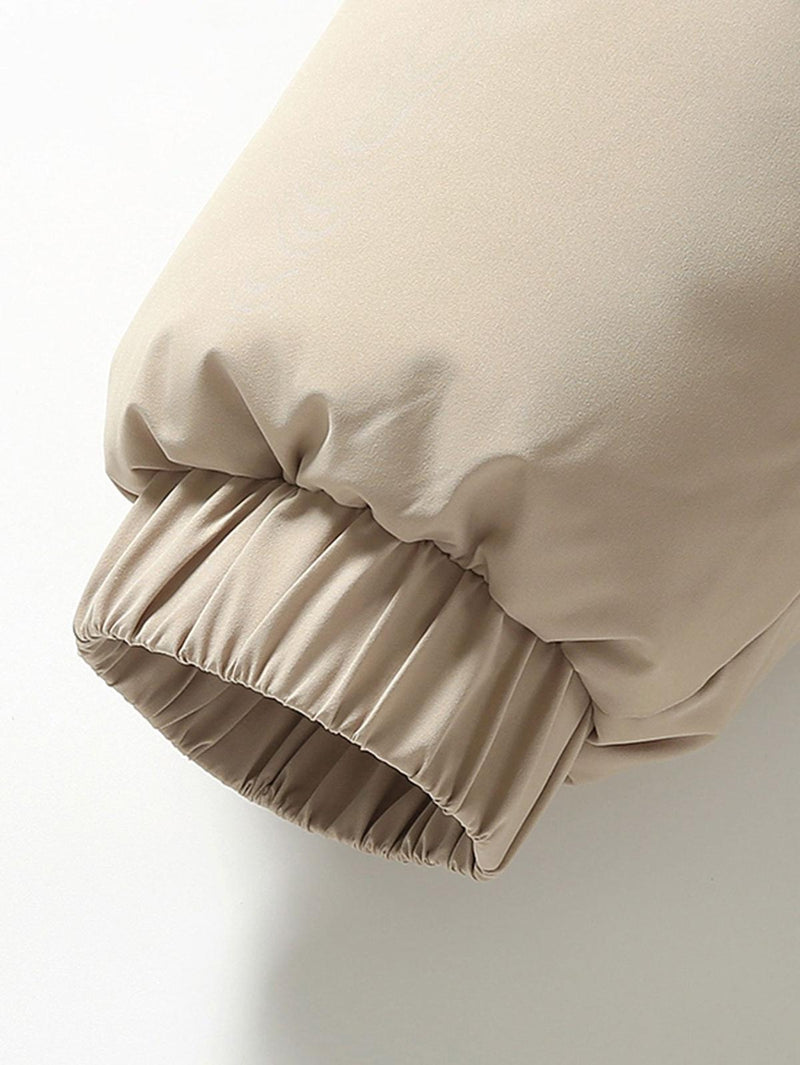 Men&#39;s Thick Padded Bomber Jacket for Winter