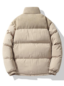 Men&#39;s Thick Padded Bomber Jacket for Winter