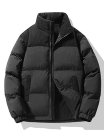 Men&#39;s Thick Padded Bomber Jacket for Winter