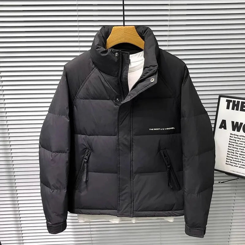 Men&#39;s Thick Padded Down Jacket for Casual Wear
