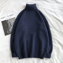 Men&#39;s Turtleneck Sweater With Elastic Cuffs