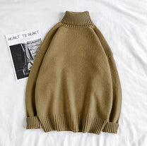 Men&#39;s Turtleneck Sweater With Elastic Cuffs
