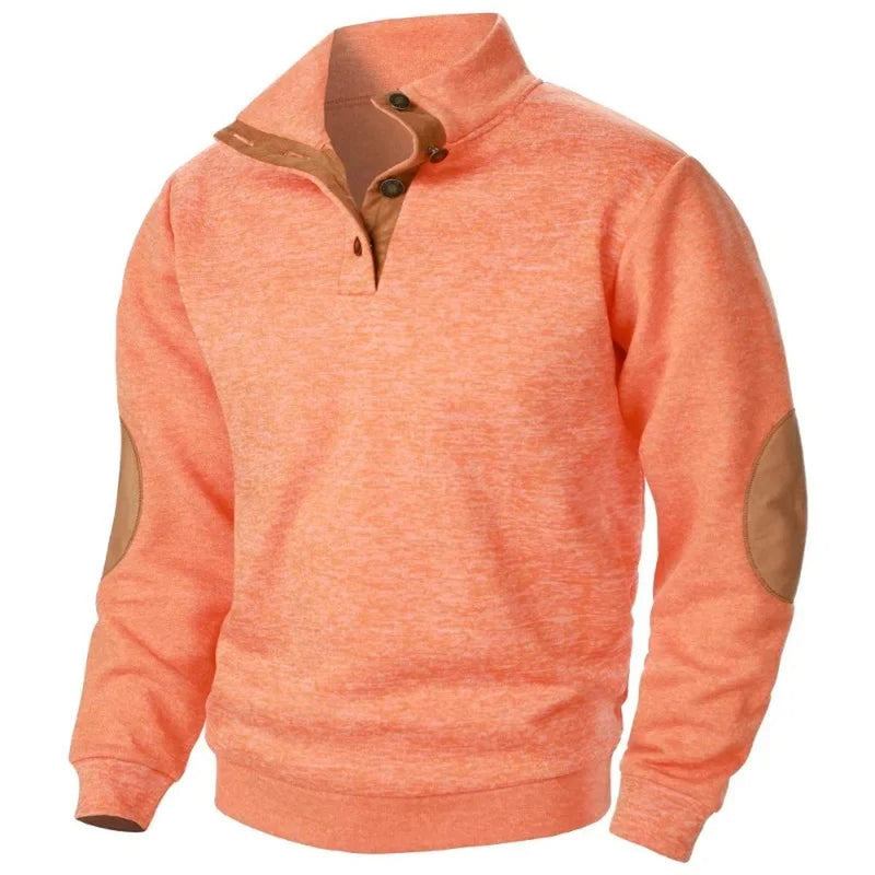 Men&#39;s V-Neck Sweatshirt Outdoor Casual Wear Breathable Stretchy Fabric