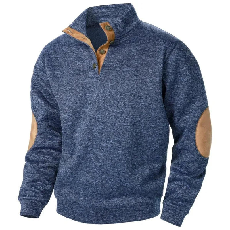 Men&#39;s V-Neck Sweatshirt Outdoor Casual Wear Breathable Stretchy Fabric