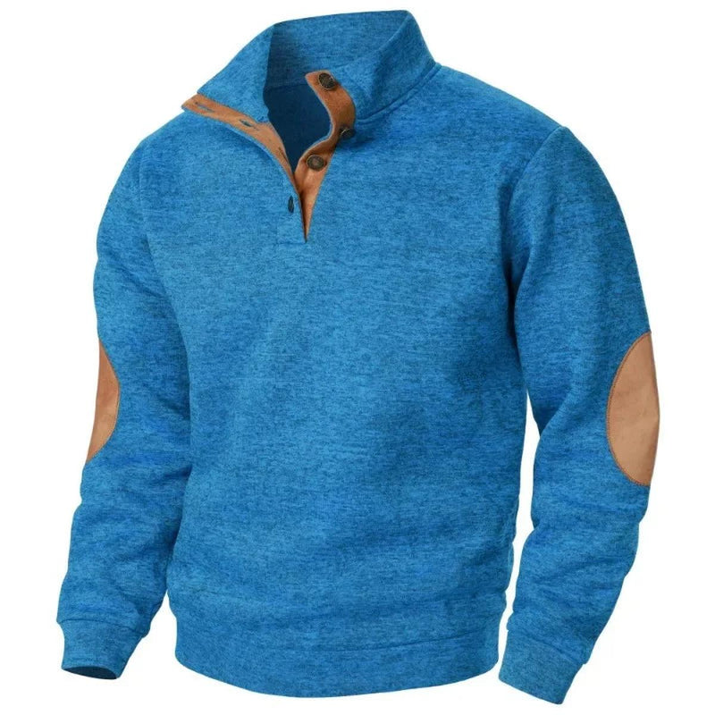 Men&#39;s V-Neck Sweatshirt Outdoor Casual Wear Breathable Stretchy Fabric