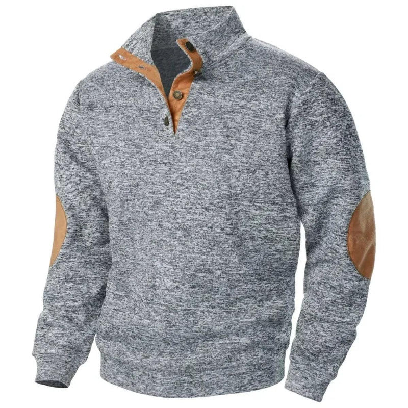 Men&#39;s V-Neck Sweatshirt Outdoor Casual Wear Breathable Stretchy Fabric