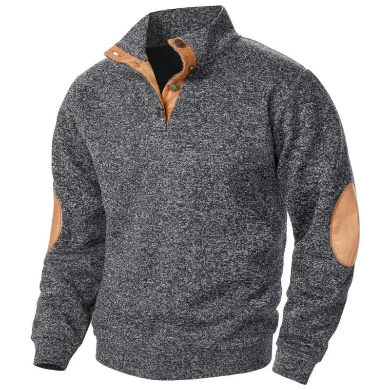 Men&#39;s V-Neck Sweatshirt Outdoor Casual Wear Breathable Stretchy Fabric