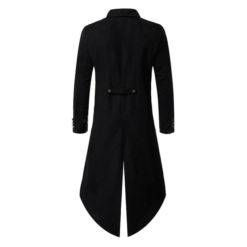 Men&#39;s Vintage Steampunk Tailcoat Jacket