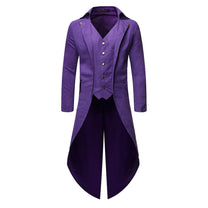 Men&#39;s Vintage Steampunk Tailcoat Jacket