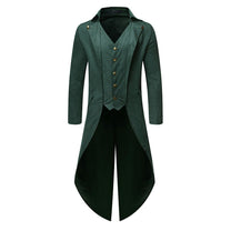 Men&#39;s Vintage Steampunk Tailcoat Jacket