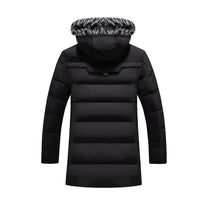 Men&#39;s Warm Weatherproof Winter Parka With Fleece Lining