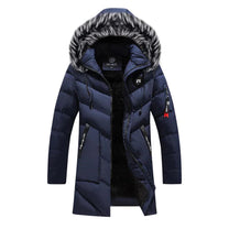Men&#39;s Warm Weatherproof Winter Parka With Fleece Lining