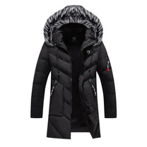 Men&#39;s Warm Weatherproof Winter Parka With Fleece Lining