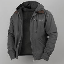 Men&#39;s Water-Repellent Outdoor Jacket With Hidden Hood