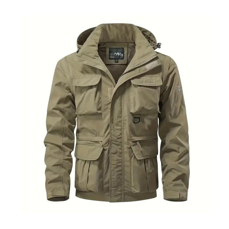 Men&#39;s Water-Repellent Transitional Jacket With Removable Hood