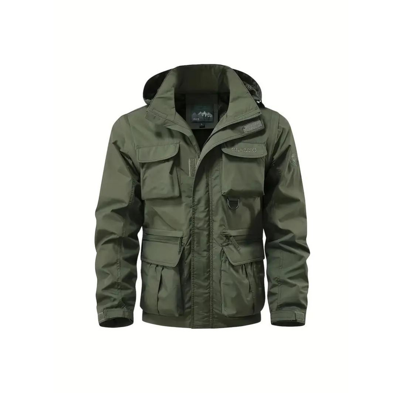 Men&#39;s Water-Repellent Transitional Jacket With Removable Hood