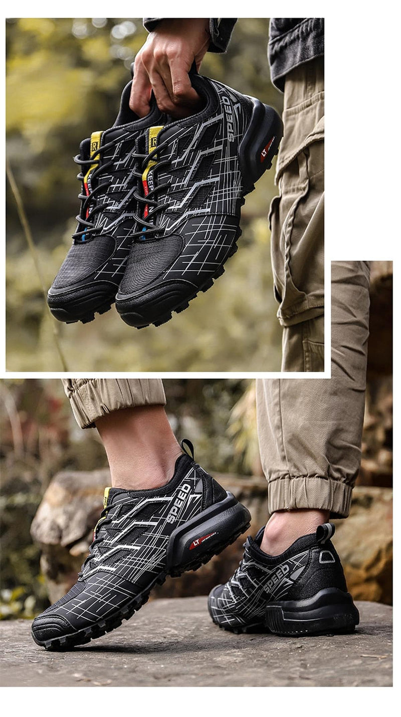 Men&#39;s Water-Resistant Hiking Boots With Grippy Sole