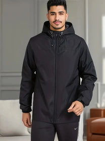 Men&#39;s Waterproof Hooded Windbreaker Jacket