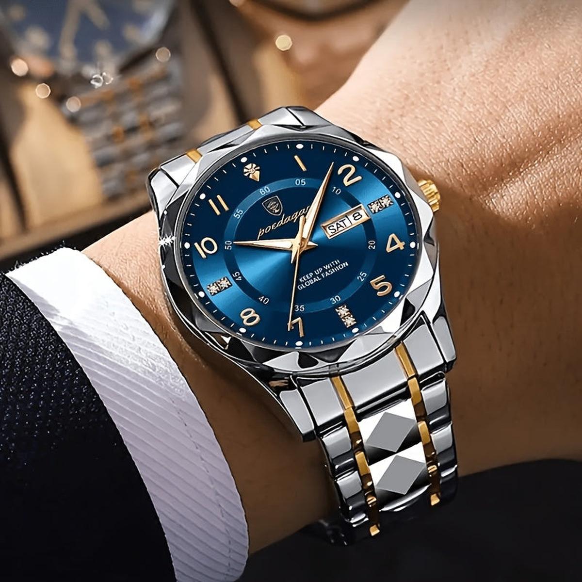 Men&#39;s Waterproof Multifunctional Sports Watch With Dual Display