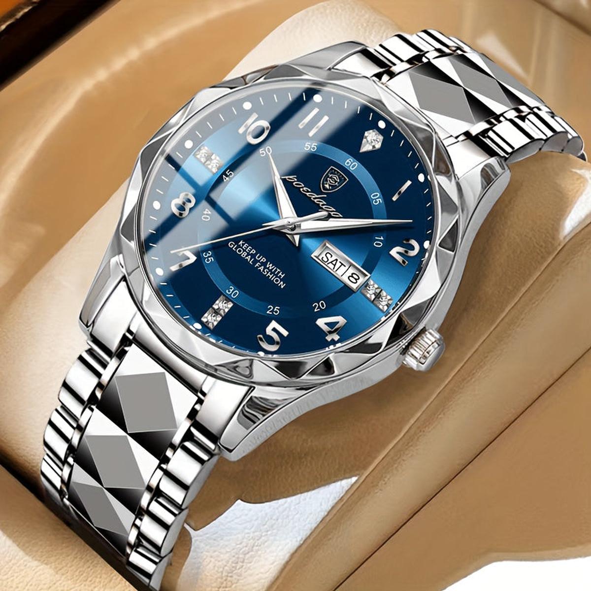 Men&#39;s Waterproof Multifunctional Sports Watch With Dual Display