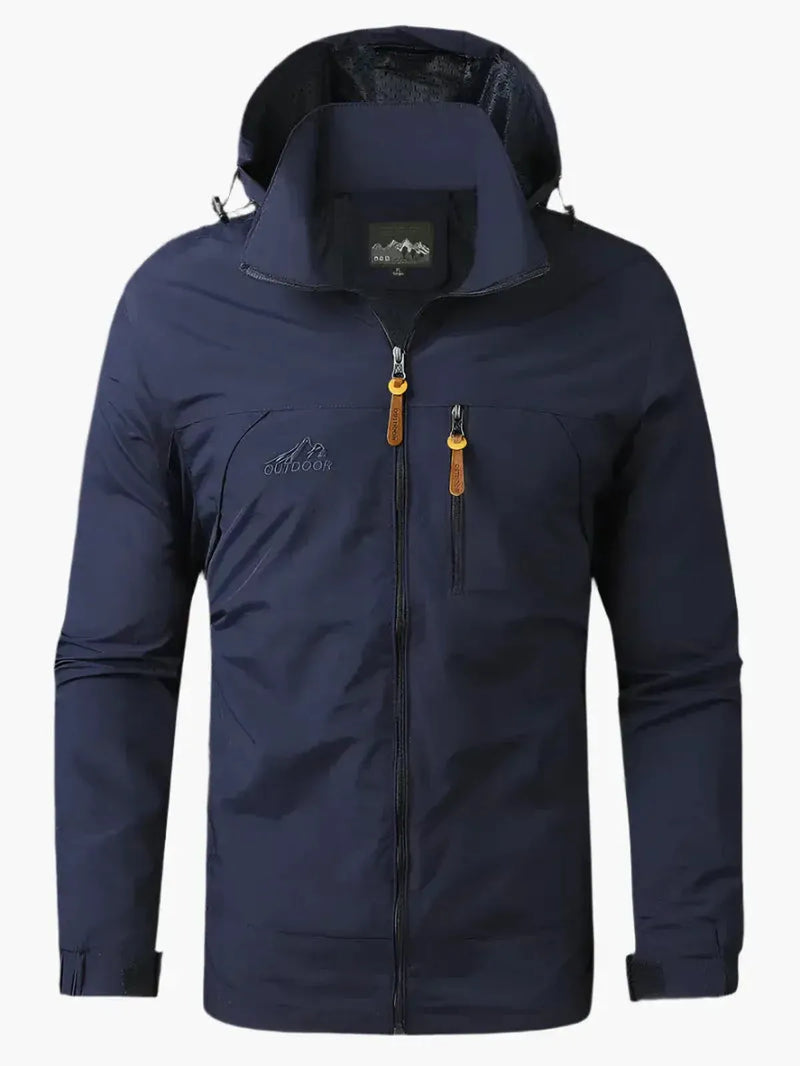 Men&#39;s Waterproof Windproof Hiking Jacket with Hood