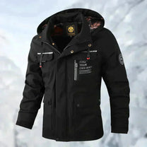 Men&#39;s Waterproof Windproof Jacket With Removable Hood