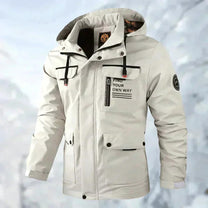 Men&#39;s Waterproof Windproof Jacket With Removable Hood