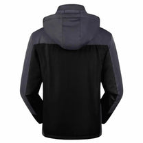 Men&#39;s Waterproof Windproof Outdoor Jacket With Fleece Lining And Adjustable Hood