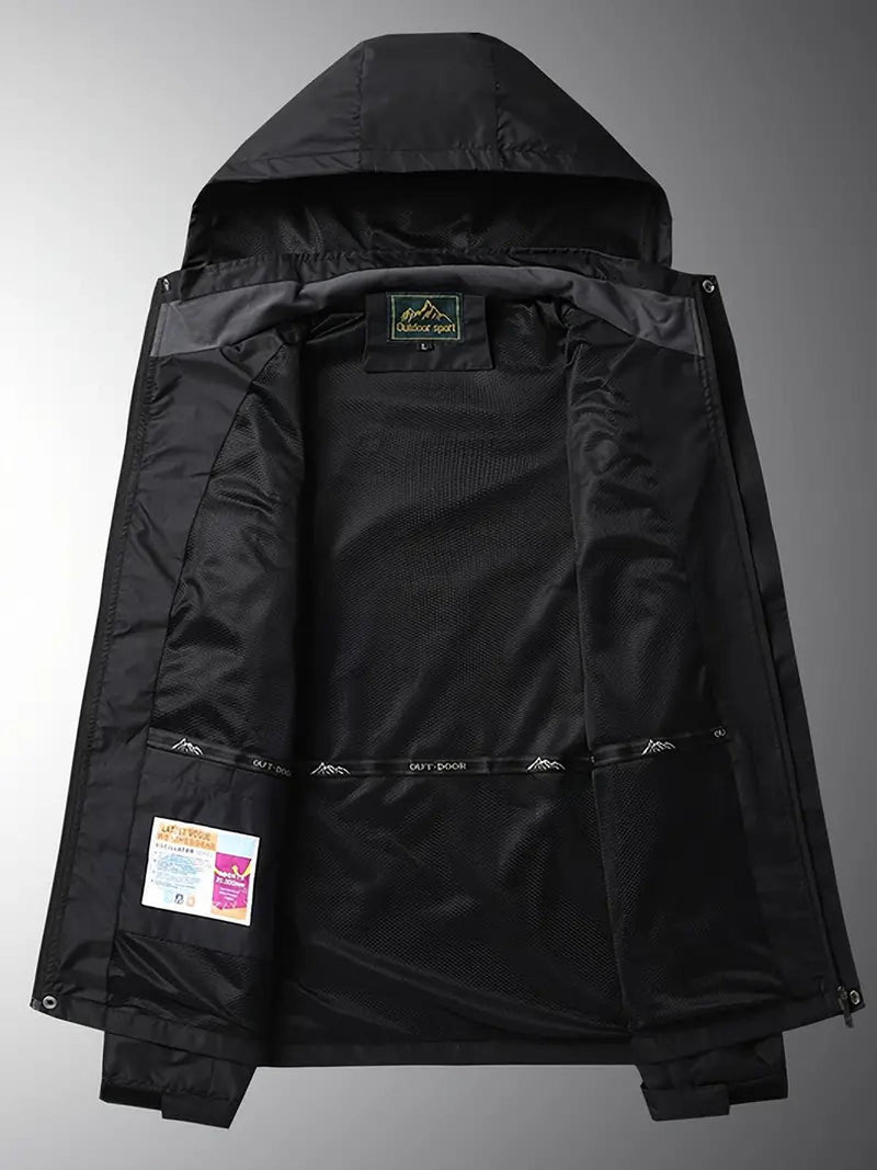 Men&#39;s Waterproof Windproof Outdoor Jacket With Hood
