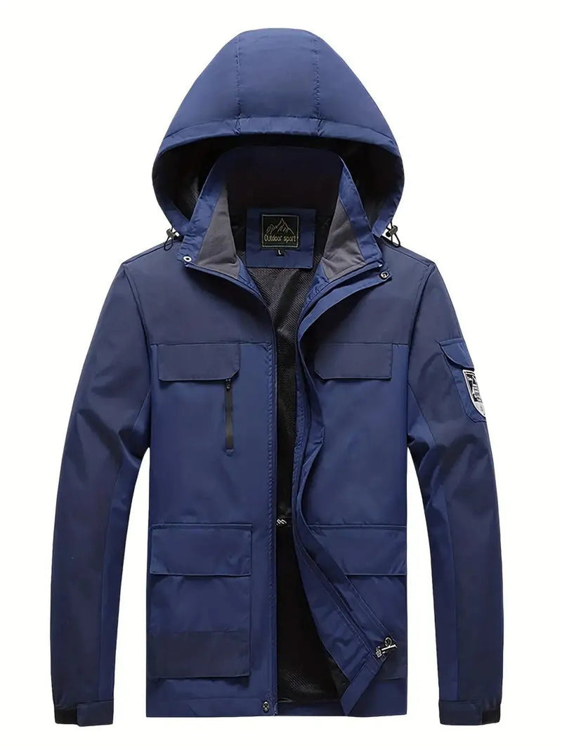 Men&#39;s Waterproof Windproof Outdoor Jacket With Hood