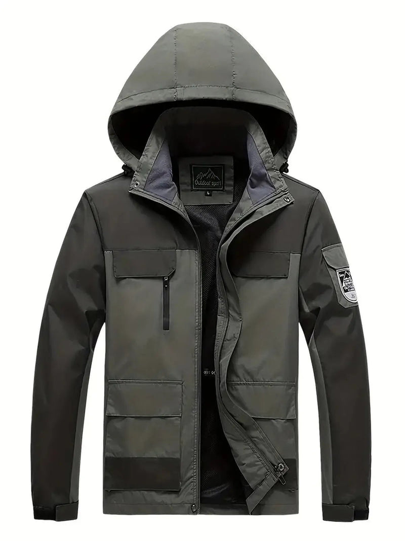 Men&#39;s Waterproof Windproof Outdoor Jacket With Hood