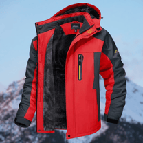 Men&#39;s Waterproof Winter Jacket With Insulation And Detachable Hood