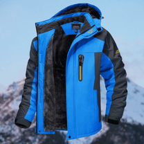 Men&#39;s Waterproof Winter Jacket With Insulation And Detachable Hood