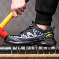 Men&#39;s Wide Steel Toe Safety Shoes S3 Waterproof