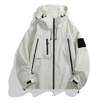 Men&#39;s Windproof Cargo Jacket With Multiple Pockets