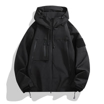 Men&#39;s Windproof Cargo Jacket With Multiple Pockets