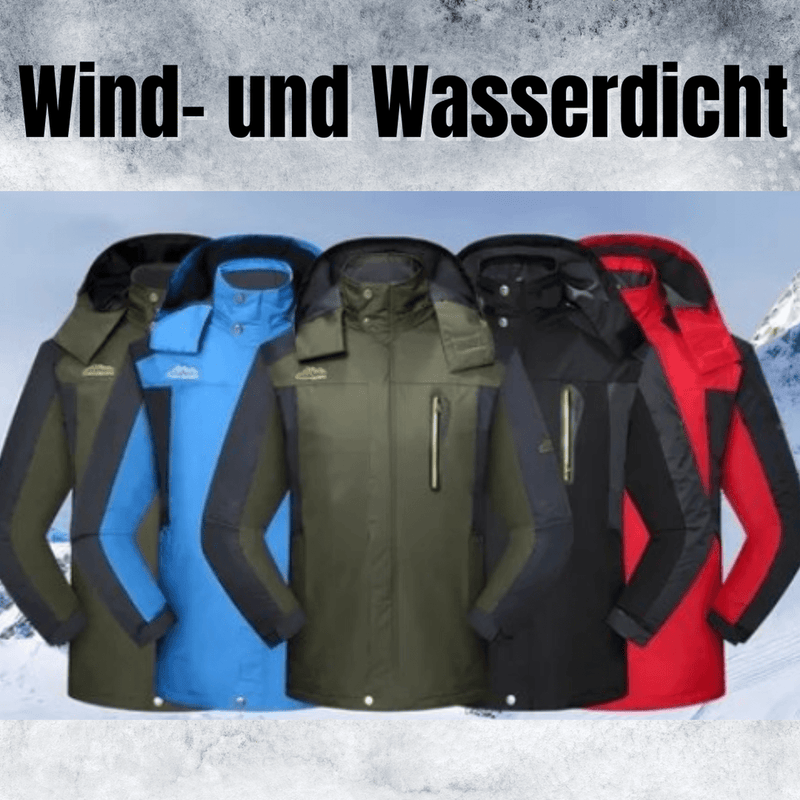 Men&#39;s Windproof Outdoor Jacket With Adjustable Toggles And Pockets