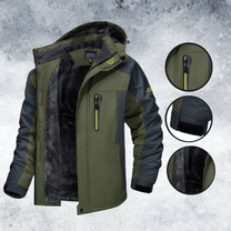 Men&#39;s Windproof Outdoor Jacket With Adjustable Toggles And Pockets