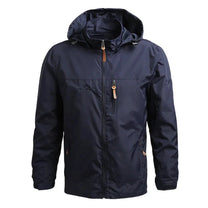 Men&#39;s Windproof Water-Resistant Softshell Jacket with Hood