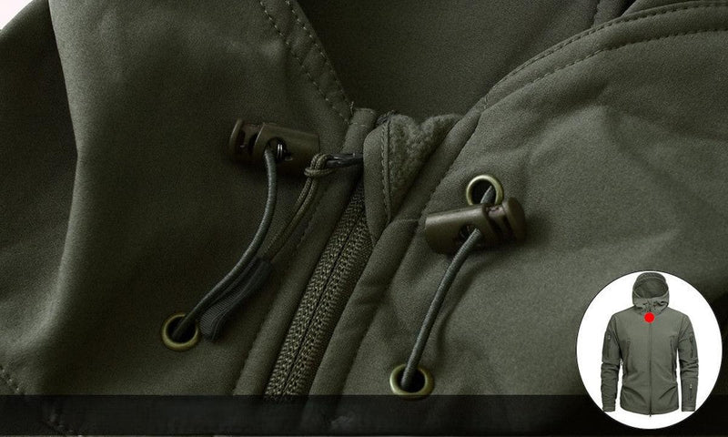 Men&#39;s Winter Climbing Jacket With Fleece Lining