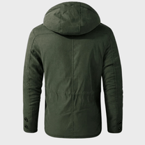 Men&#39;s Winter Jacket With Hood And Pockets
