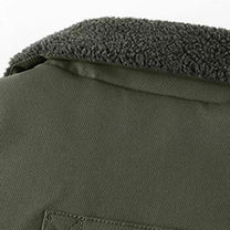Men&#39;s Wool-Lined Outdoor Winter Jacket With Casual Hooded Collar