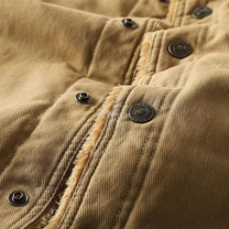 Men&#39;s Wool-Lined Outdoor Winter Jacket With Casual Hooded Collar